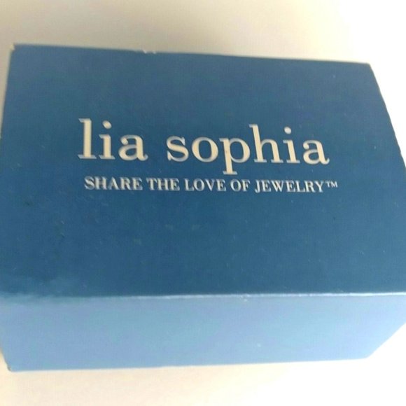 Lia Sophia Mingle Bracelet Orange NWT NIB Perfect Cond 7.25 - 8 inches - Picture 3 of 3